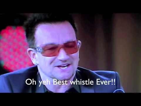 Oprah Show in Australia- my Bono Whistle