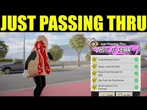 Skate 4 - just passing thru goals | hippy jump the pipe | revert the parkade oil spill | one attempt