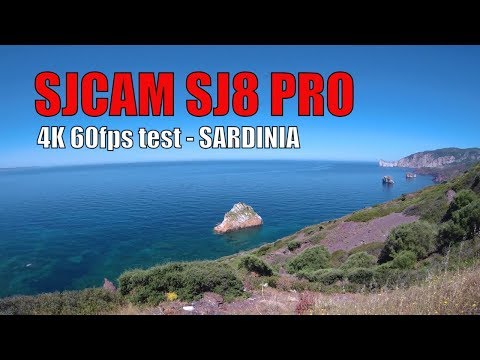 SJCAM SJ8 PRO - 4K 60fps - SARDINIA ITALY