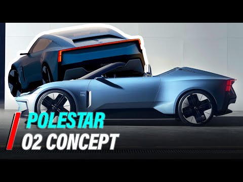 ポールスターO2 EVコンセプト動画。オープンカーで独自のドローンを搭載。