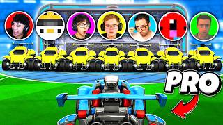 Can I 1v7 The GOOFY GANG in Rocket League?