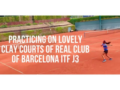 Practice Hitting Session on Clay Barcelona  ITF J3