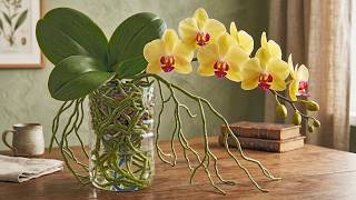 Plant Orchid this way! It will grow instantly and bloom profusely for a long time