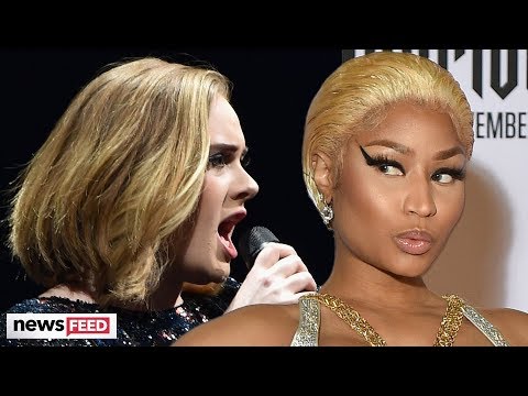 Adele Goes WILD While Rapping To Nicki Minaj!