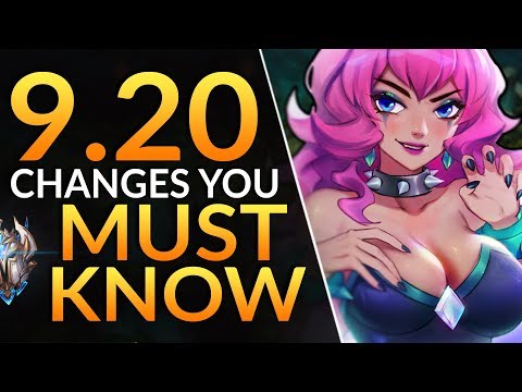 What YOU MUST KNOW in Patch 9.20 - HUGE Changes: Reworks and Meta Tips | League of Legends Pro Guide