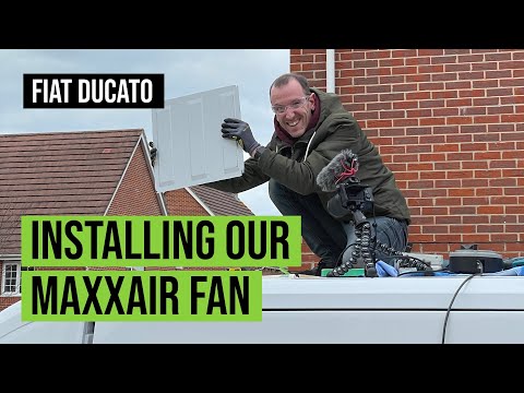 Installing our MAXXAIR FAN | Fiat Ducato | UK Self-Build Campervan Conversion