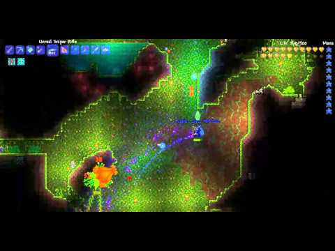 Terraria 1.2: A Tale of Two Weirdoes - Proper Plantera Fight