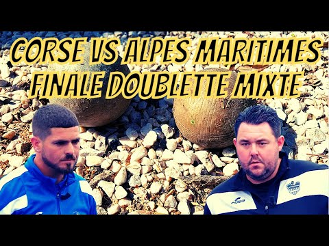 Corse vs Alpes Maritimes Doublette Mixte Finale Championnat de France 2022 - Pétanque