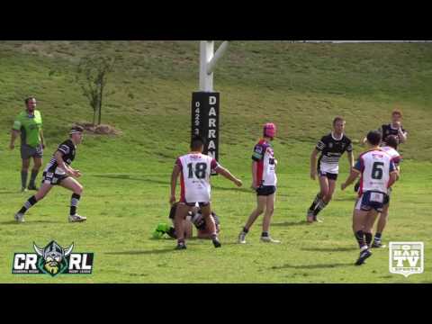 2017 Canberra RL Round 5 U18s Highlights - Yass vs Tuggeranong