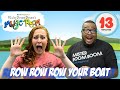 Row Row Row Your Boat and Preschool Toddler Songs with Mister Boom Boom & Miss Cassie
