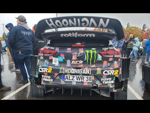 Ken Blocks Hoonigan Rally Racing Car!! 2019 Hyundai i20 WRC!! Marquette Michigan LSPR 2022!!