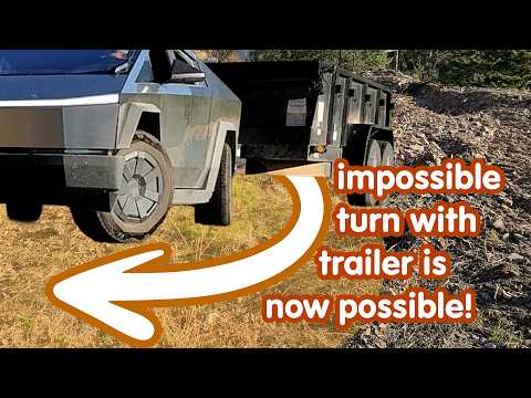 Unusual Truck Features Rear Wheel Steering for Tight Turns