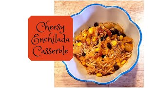 One-Pot Cheesy Chicken Enchilada Casserole | WW Freestyle 5 point