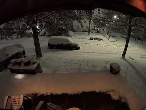 Time Lapse of Snow on Feb 11, 2025