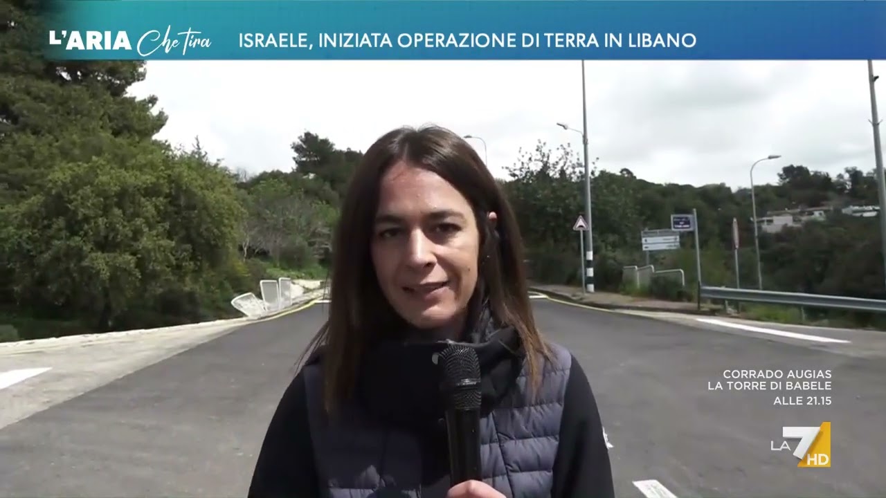 Israele, l'annuncio in diretta dell'inviata Elena Testi: "Sta arrivando un missile balistico ...