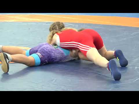 Wrestling / Ringen Schulmeisterschaft Zschopau 2023, weibl. Schüler, 38 kg, Gechert - Thomä