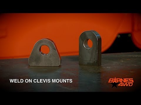 Heavy Duty Weld on Clevis Mounts