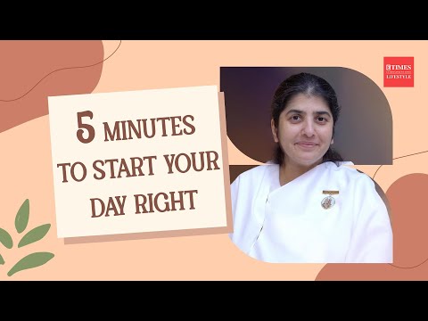 5 Minutes To Start Your Day Right ft. Sister Shivani Verma | #bkshivani