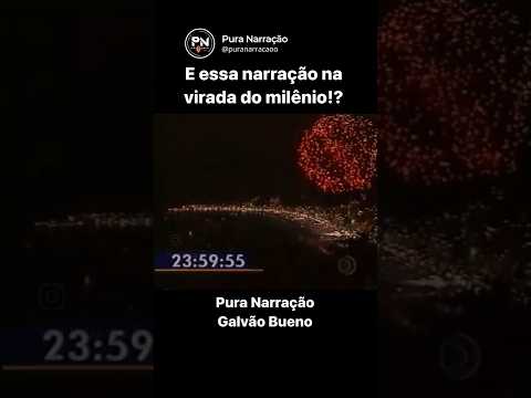 A virada do Milênio 1999 para 2000 ano novo #anonovo #anos90 #anos2000 #galvaobueno #nostalgia
