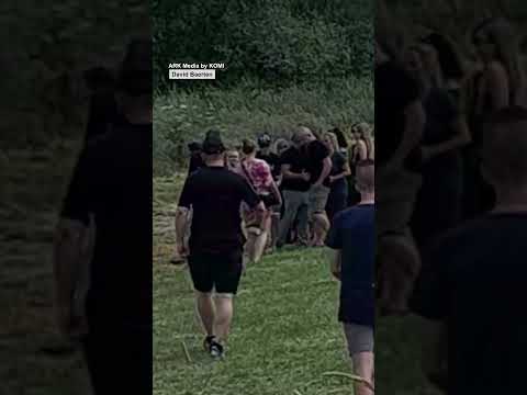 He gatecrashed his own funeral 😂