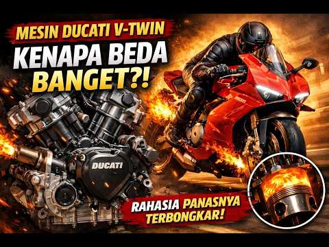 Desain Mesin V-Twin Ducati yang Mengubah Industri Motor