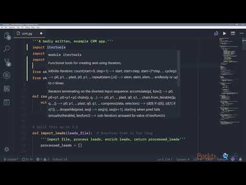 Refactoring Python Code Using Rope a Python Refactoring Library|packtpub com