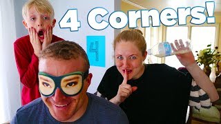 Playing 4 Corners! Becca Cheated! Family Fun Game Idea / The Beach House