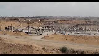 ויטקוף במרכז חלוקת הסיוע ברפיח (קרדיט: עמית סגל בטלגרם) (חדשות כיפה) - התמונה מוצגת ישירות מתוך אתר האינטרנט יוטיוב. זכויות היוצרים בתמונה שייכות ליוצרה. קישור קרדיט למקור התוכן נמצא בתוך דף הסרטון