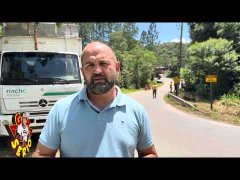 SECRETÁRIO DE OBRAS HELINHO FALA SOBRE O AFUNDAMENTO DA ESTRADA MARTA MARIA DE JESUS
