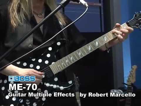 Rob Marcello performs with the BOSS ME-70