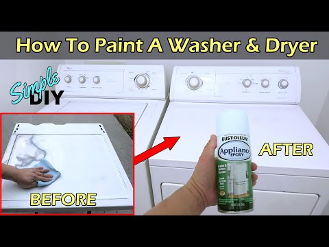 YouTube video about: How to avoid damaging paint on washer and dryer?