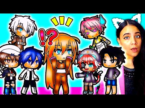 😱👧 A GIRL in a House Full of BOYS?! 👦😬 Gacha Life Mini Movie Reaction ft Voice Actors