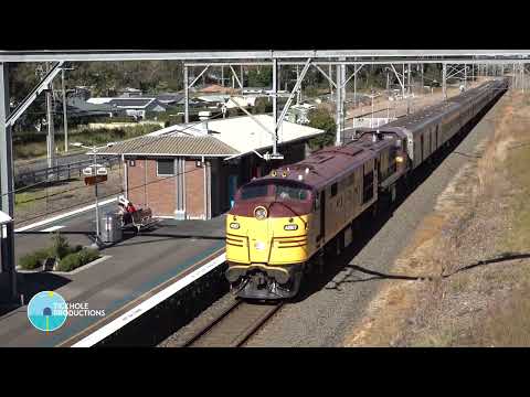 Diesel Locomotives 42107, 4708 & 4702 - North Coast Rail Tour - July 2025