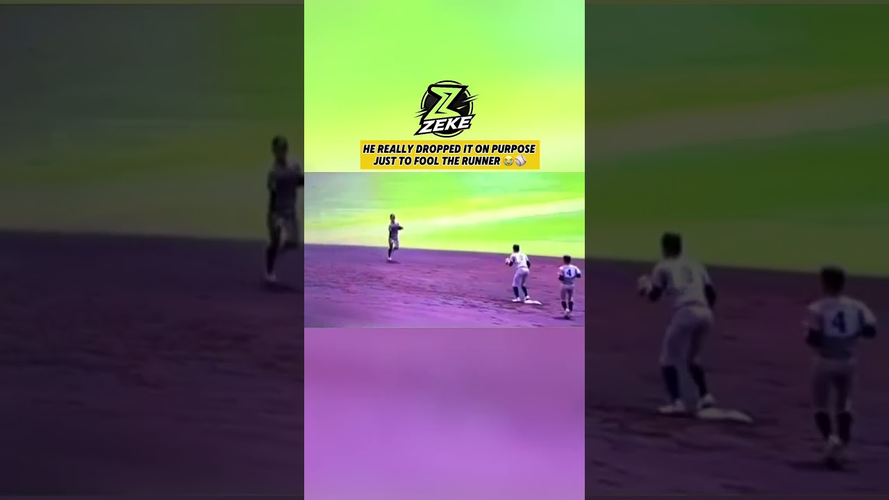 This trick play is absolutely insane #baseball #mlb