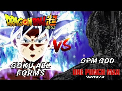 Goku vs OPM God #saitama #goku 