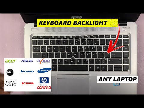 How To Turn ON Keyboard Backlight On Any Laptop