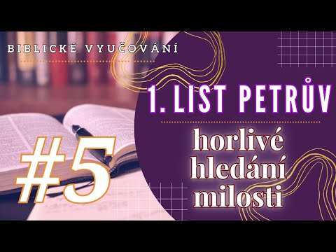Biblické vyučování | 1. List Petrův 1,10-12