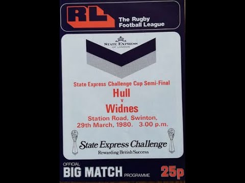 1980..Challenge Cup Semi-Final..Hull v Widnes