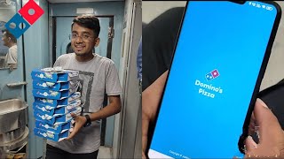 How To Order DOMINO'S Pizza In Train | Order Through Your Mobile | GUPTA BROTHERS