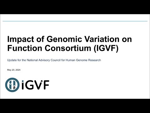 Impact of Genomic Variation on Function (IGVF) Consortium Update - Karen Mohlke - Jesse Engreitz