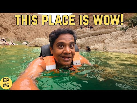 You Won't Believe this is Oman! Wadi Shab & Bimmah Sinkhole Trip | Oman Road Trip #EP 6