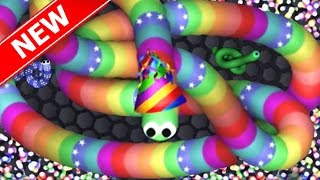 BIGGEST  PARTY HAT HACK SLITHER.IO SKIN! - EPIC New Fun Skin On Slither.io -  30K+ Funny Gameplay!