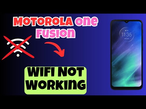 Wifi Not Working Motorola One Fusion / Plus || How to solve the wifi not working issues