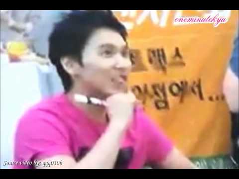 Cute Sungmin at Super Junior Happy Fansign