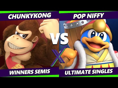 S@X 390 Online Winners Semis - ChunkyKong (DK) Vs. Pop Niffy (Dedede) Smash Ultimate - SSBU