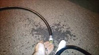 Slow draining water heater trick