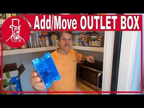 How to add or move an electric electrical outlet box...