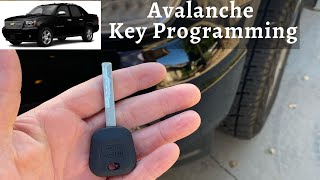 How To Program A Chevy Avalanche Key 2007 - 2013 DIY Chevrolet Transponder Ignition