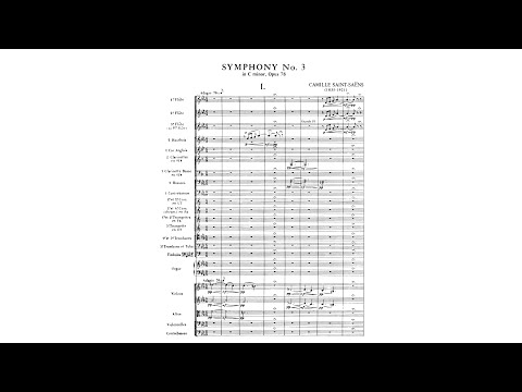 Saint-Saëns: Symphony No. 3 in C minor, Op. 78 "Organ Symphony" (with Score)