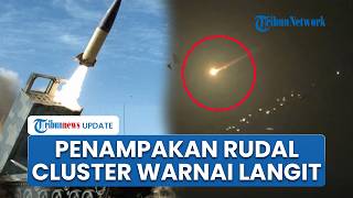 Lintasan Rudal Cluster Terekam di Langit Ramallah saat Serangan Iran dan Israel Terus Berlanjut